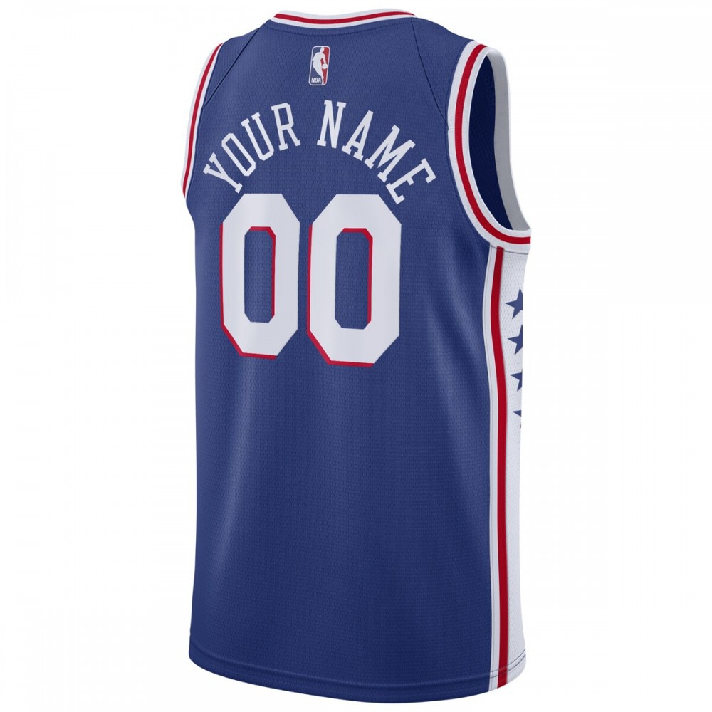 Philadelphia 76ers Youth Swingman Custom Jersey Blue - Icon Edition-Pro Kit Vault | Brand New 26/27 Sports Jerseys